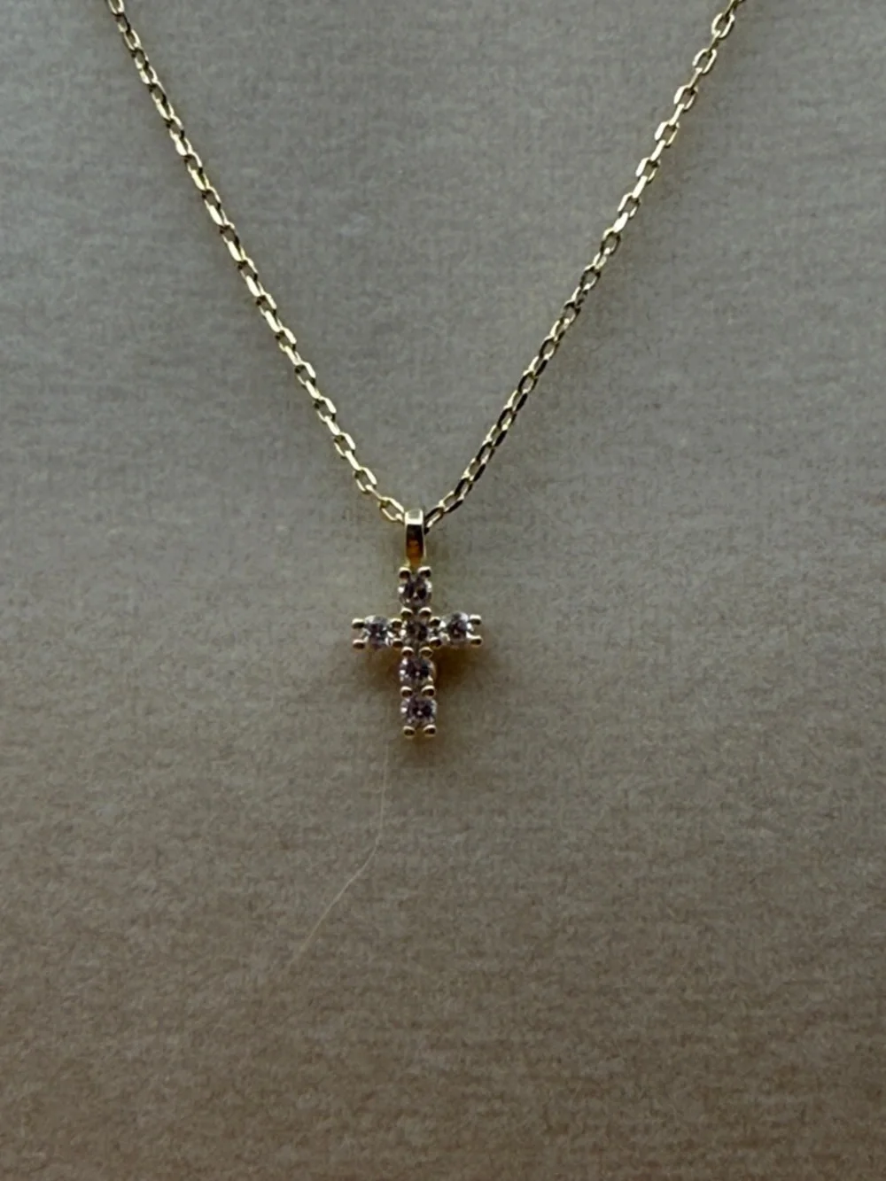 Necklace Gold Cross